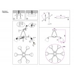 Потолочная люстра Ambrella light Traditional Modern TR303292