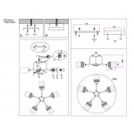 Потолочная люстра Ambrella light Traditional Modern TR303323