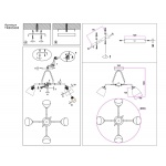 Потолочная люстра Ambrella light Traditional Modern TR303293