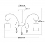 Потолочная люстра MW-Light Блеск 315011308