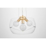 Подвесная люстра Lumina Deco Globo LDP 6018-400 PR+F.GD