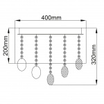 Потолочная люстра MW-Light Жаклин 465011305