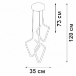 Подвесной светодиодный светильник Vitaluce V4608-0/3S