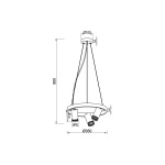 Подвесной светильник Vele Luce Moto VL5784P03