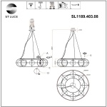 Подвесная люстра ST Luce Beata SL1189.403.08