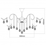 Потолочная люстра MW-Light Жемчуг 9 232016708
