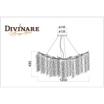 Подвесная люстра Divinare Salice 3135/26 SP-14