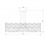 Потолочная люстра Bogates Zolletta 339/8 Strotskis Smart