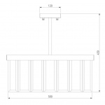 Потолочная люстра Bogates Eclipse 358/5 Smart