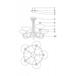 Подвесная люстра Moderli Lione V1204-5C