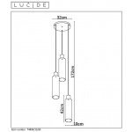 Подвесная люстра Lucide Orlando 74404/13/65