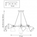 Подвесная люстра Lightstar Acrobata 761164