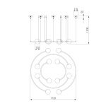 Подвесная люстра Bogates Brook 360/12