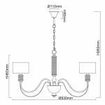 Подвесная люстра MW-Light Онтарио 692011308