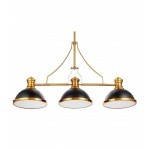 Подвесная люстра Lumina Deco Ettore LDP 710-3 BK+MD
