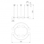 Подвесная люстра Bogates Brook 360/8