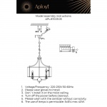 Подвесная люстра Aployt Korin APL.613.03.05