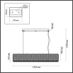 Подвесной светильник Odeon Light PANTA 4926/48L