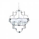 Подвесная люстра Lumina Deco Baltimore LDP 8020-6 CHR+WT