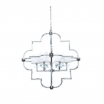 Подвесная люстра Lumina Deco Baltimore LDP 8020-6 CHR+WT