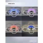 Потолочная светодиодная люстра Seven Fires Fumane WD7501/6C-WT-CR-RGB