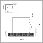 Подвесной светильник Odeon Light PANTA 4926/60L