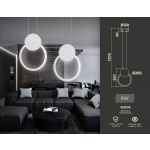 Подвесной светодиодный светильник Ambrella light Comfort Line FL5251