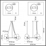 Подвесная люстра Odeon Light Modern Tovi 4818/14