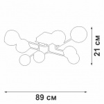 Потолочная люстра Vitaluce V47950-13/8PL