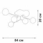 Потолочная люстра Vitaluce V4795-1/6PL