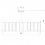 Потолочная люстра Bogates Eclipse 358/8 Smart