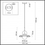 Подвесной светильник Odeon Light Hatty 5014/1D