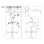 Потолочная люстра Ambrella light Traditional Modern TR303291