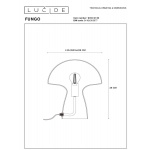 Настольная лампа Lucide Fungo 10514/01/53