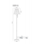 Торшер Arte Lamp Marriot A5039PN-1AB