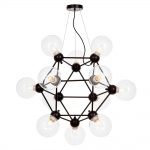 Подвесная люстра Lumina Deco Zodiak LDP 160N-12 BK+PR