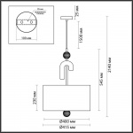 Подвесная люстра Odeon Light Exclusive Modern Bagel 5410/3