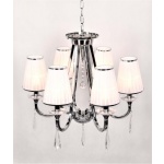 Подвесная люстра Lumina Deco Milesia LDP 8926-6 WT+CHR