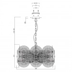 Подвесная люстра Maytoni Aster MOD007PL-08G