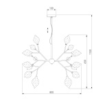 Подвесная люстра Bogates 546