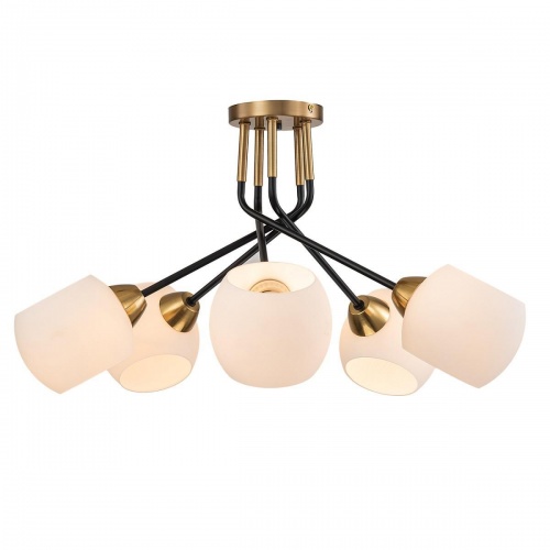 Потолочная люстра Escada Bond 2113/5P Copper/Black