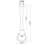 Подвесной светодиодный светильник Moderli Yumi V5020-1PL