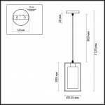 Подвесной светильник Lumion Suspentioni Elliot 3728/1