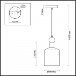 Подвесной светильник Odeon Light Pendant Bolli 4085/1