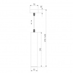 Подвесной светодиодный светильник Elektrostandard Single 50161/1 Led a057418