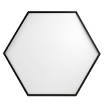 Подвесной светодиодный cветильник Geometria ЭРА Hexagon SPO-122-B-40K-066 66Вт 4000К черный Б0050553