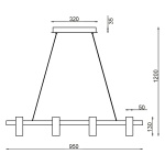 Подвесной светильник Vele Luce Neo VL10021P08