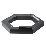 Подвесной светодиодный cветильник Geometria ЭРА Hexagon SPO-124-B-40K-051 51Вт 4000К черный Б0050557