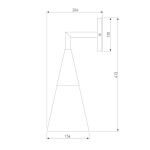 Уличный настенный светильник Elektrostandard Vesto 35171/D a066198