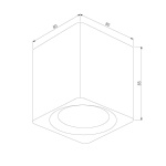 Потолочный светодиодный светильник Elektrostandard Matrix 25051/LED a065283